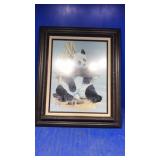 21x25 wall hanging. Panda bear print