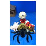 Ceramic Charlie Brown and ty babies