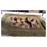 Large woven dog picture