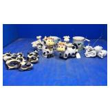 Cows. Cups, cream and sugar, more