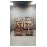 4 Milk crates