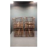 4 Milk crates