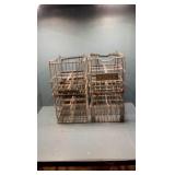 4 Milk crates