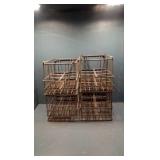 4 Milk crates