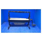 Metal and wood wallpaper roller