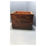 Rawleighs Fly Chaser wood box  vintage