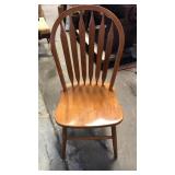 Oak wood chair