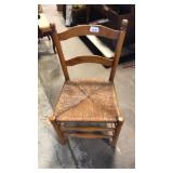 Ladder back chair.