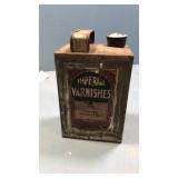 Imperial varnishes metal can Chicago Ill