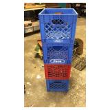 4 milk crates