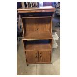 Microwave stand on wheels