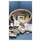 Basket of old pictures