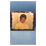 Michael Jackson wood wall hanging