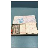 Vintage stork bingo game