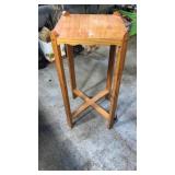 22x22x30. Wood stand