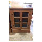 36x13x48 cabinet with glass doors