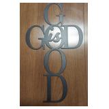 GOD IS GOOD Metal Wall Decor
