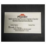 Pizza Hut free Large pizza