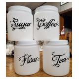 Canister set, plasticDonated by Theresa Hopkins