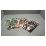 10 assorted comic books