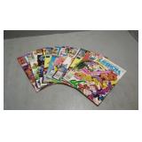 10 assorted comic books