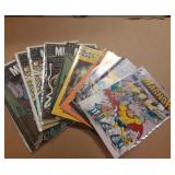 10 assorted comic books