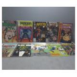 10 assorted comic books