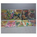 10 assorted comic books