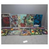 10 assorted comic books