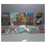 10 assorted comic books