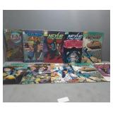 10 assorted comic books