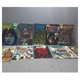 10 assorted comic books