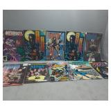 10 assorted comic books