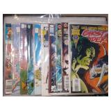 10 assorted comic books