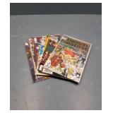 10 assorted comic books