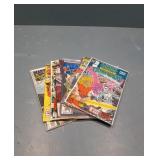 10 assorted comic books