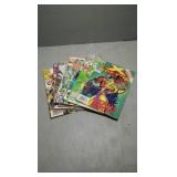10 assorted comic books