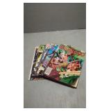 10 assorted comic books