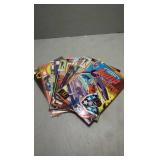 10 assorted comic books