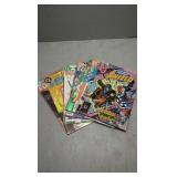 10 assorted comic books
