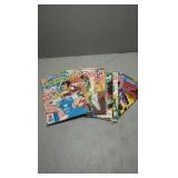 10 assorted comic books