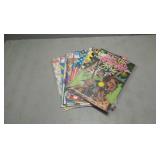 10 assorted comic books