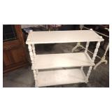 3 shelf white 36x14x34
