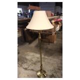 Gold chrome floor lamp