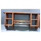26 inch wood hanging shelf