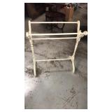 Gold trim quilt rack