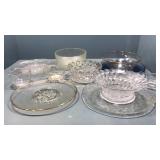 Glass plates and dishes