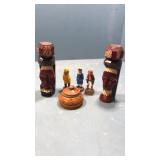 Wood lot.  People and Jamaica