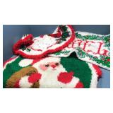 Santa rug,tree skirt, Afghan more soft goods