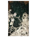 Box of Christmas lights